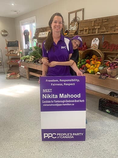 Candidate Nikita Mahood