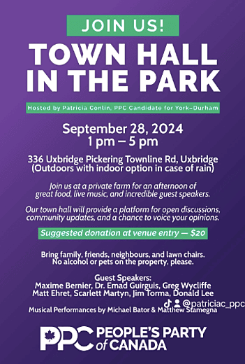 Town Hall In The Park- Uxbridge, Ontario