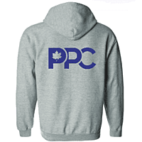 PPC Deluxe Zip Up Hoodie - Sport Grey PPC Deluxe Zip Up Hoodie - Sport Grey