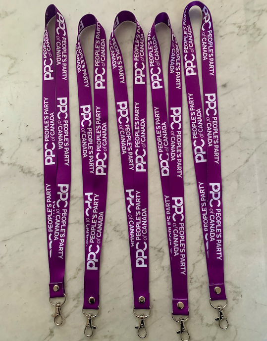 People's Party of Canada Lanyard with Card Holder / Keychain