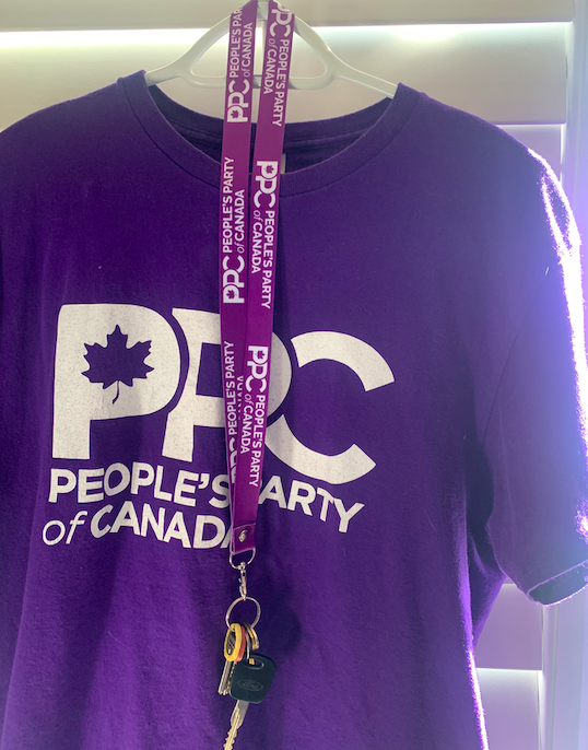 People's Party of Canada Lanyard with Card Holder / Keychain