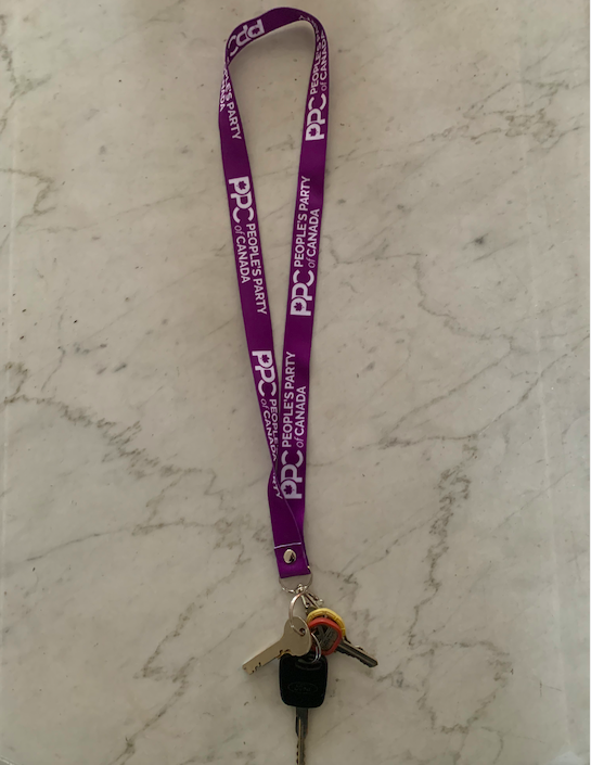 People's Party of Canada Lanyard with Card Holder / Keychain